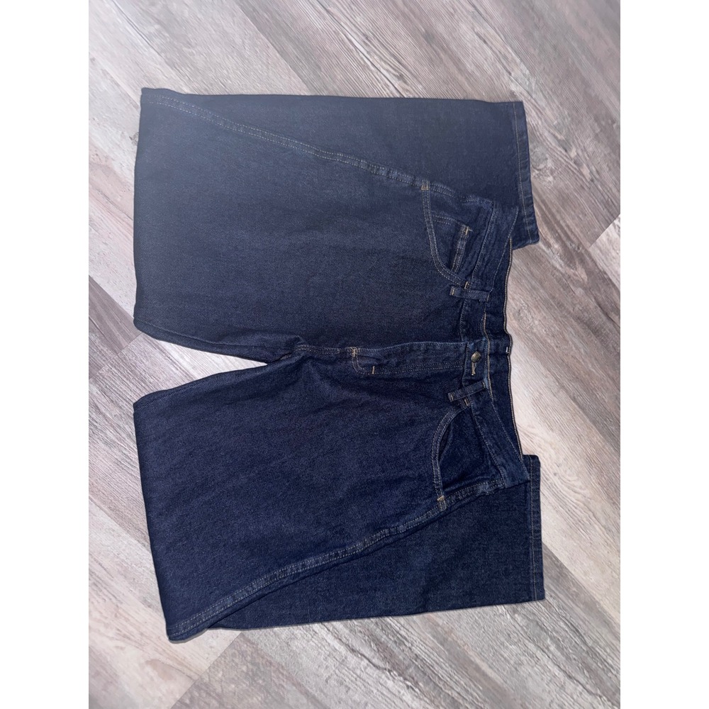 Rustler Mens Regular Fit Straight Leg Dark Wash Denim Jeans 32x30 1087634SR